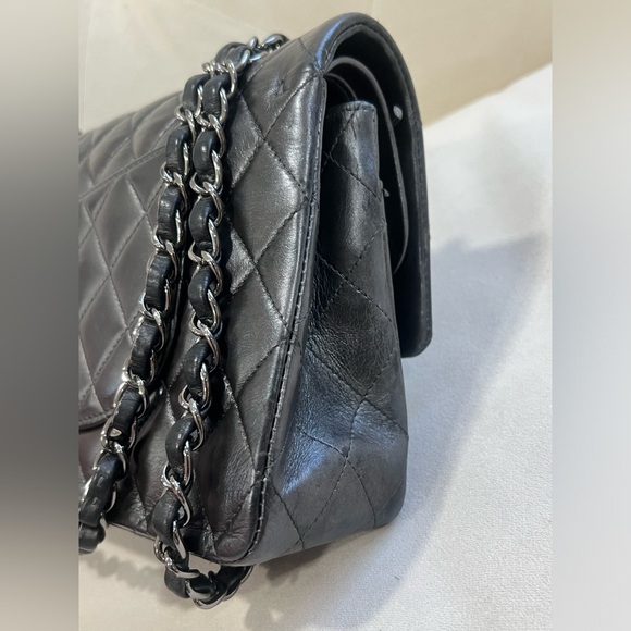 Chanel Metallic Doubel Flap Medium Size - Picture 6 of 11